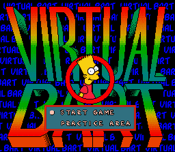 Virtual Bart screenshot 3 for Super Nintendo